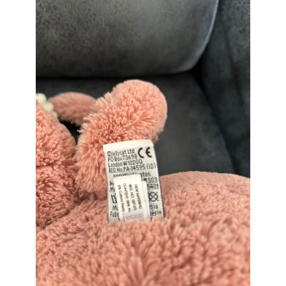 Jellycat Odell Octopus Plush Dusty Rose Pink Stuffed Animal Soft Toy Medium - Picture 5 of 7
